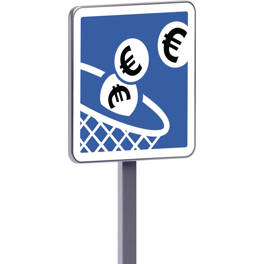 Panneau permanent C64c1 700x700 c1 paiement automatique par pièces de monnaie TALIAPLAST - 528228