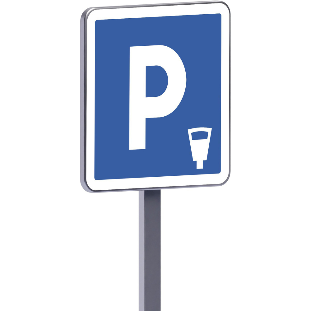 Panneau permanent C1c 700x700 c1 lieu aménagé pour le stationnement payant TALIAPLAST - 528252