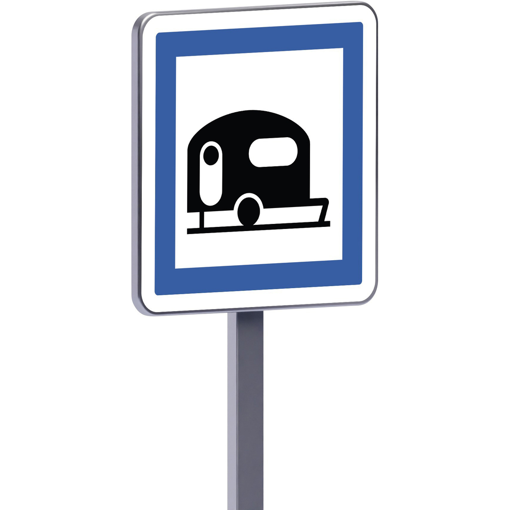 Panneau permanent Ce4b 500x500 c1 terrain de camping pour caravanes et autocaravanes TALIAPLAST - 528307