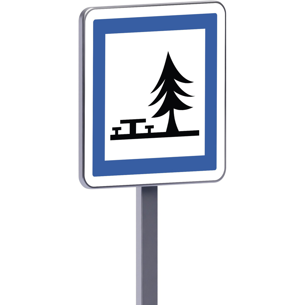 Panneau permanent Ce7 500x500 c1 emplacement pour pique-nique TALIAPLAST - 528313