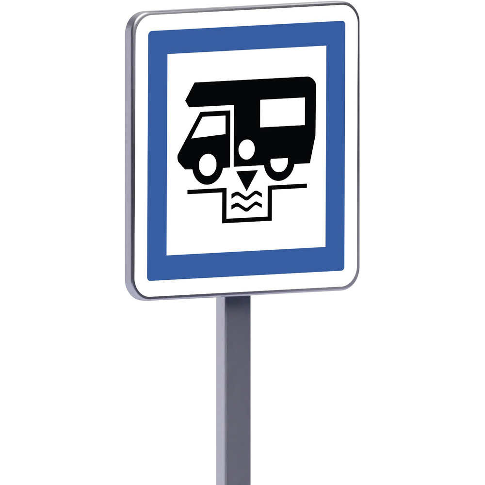 Panneau permanent Ce24 500x500 c1 station de vidange pour caravanes auto caravanes et cars TALIAPLAST - 528334