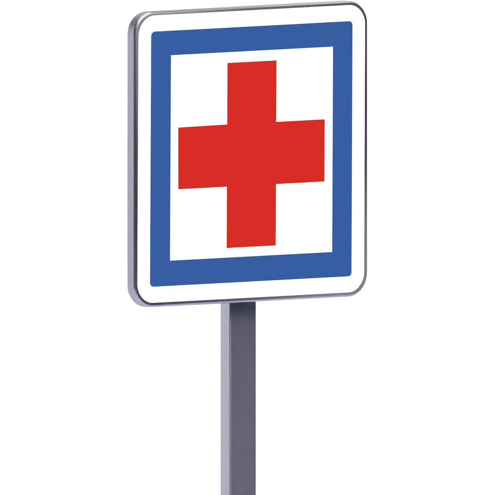 Panneau permanent Ce1 500x500 c2 poste de secours TALIAPLAST - 528351