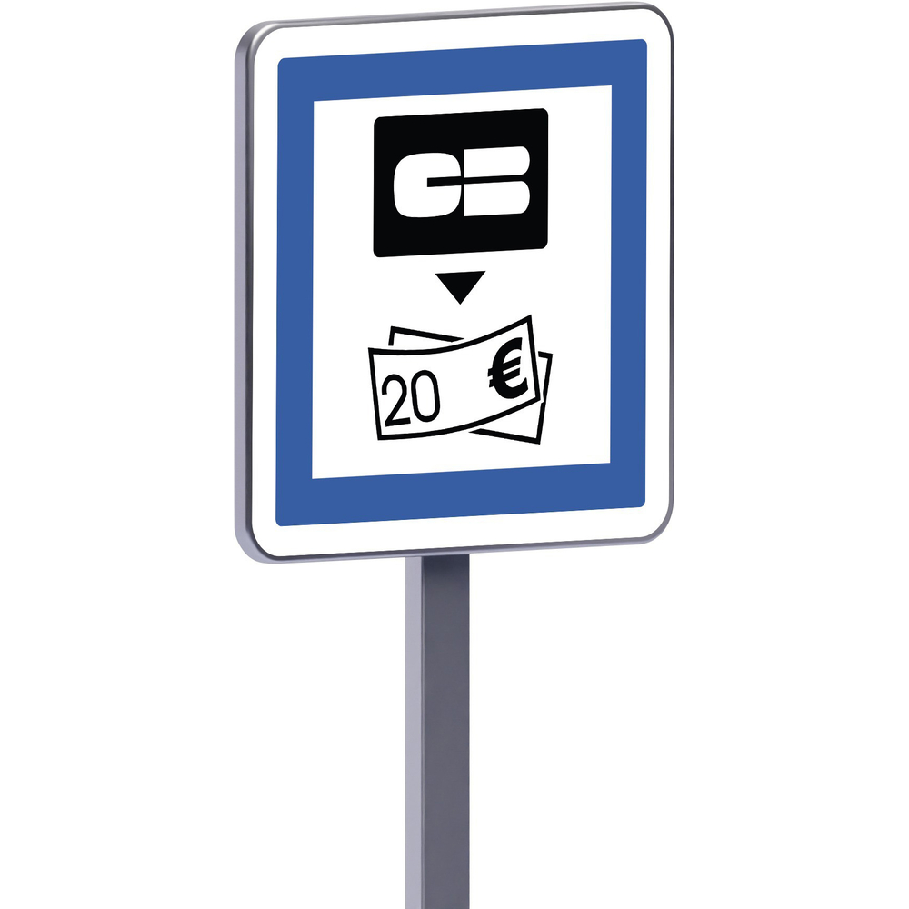 Panneau permanent Ce25 500x500 c2 distributeurs de billets de banque TALIAPLAST - 528385