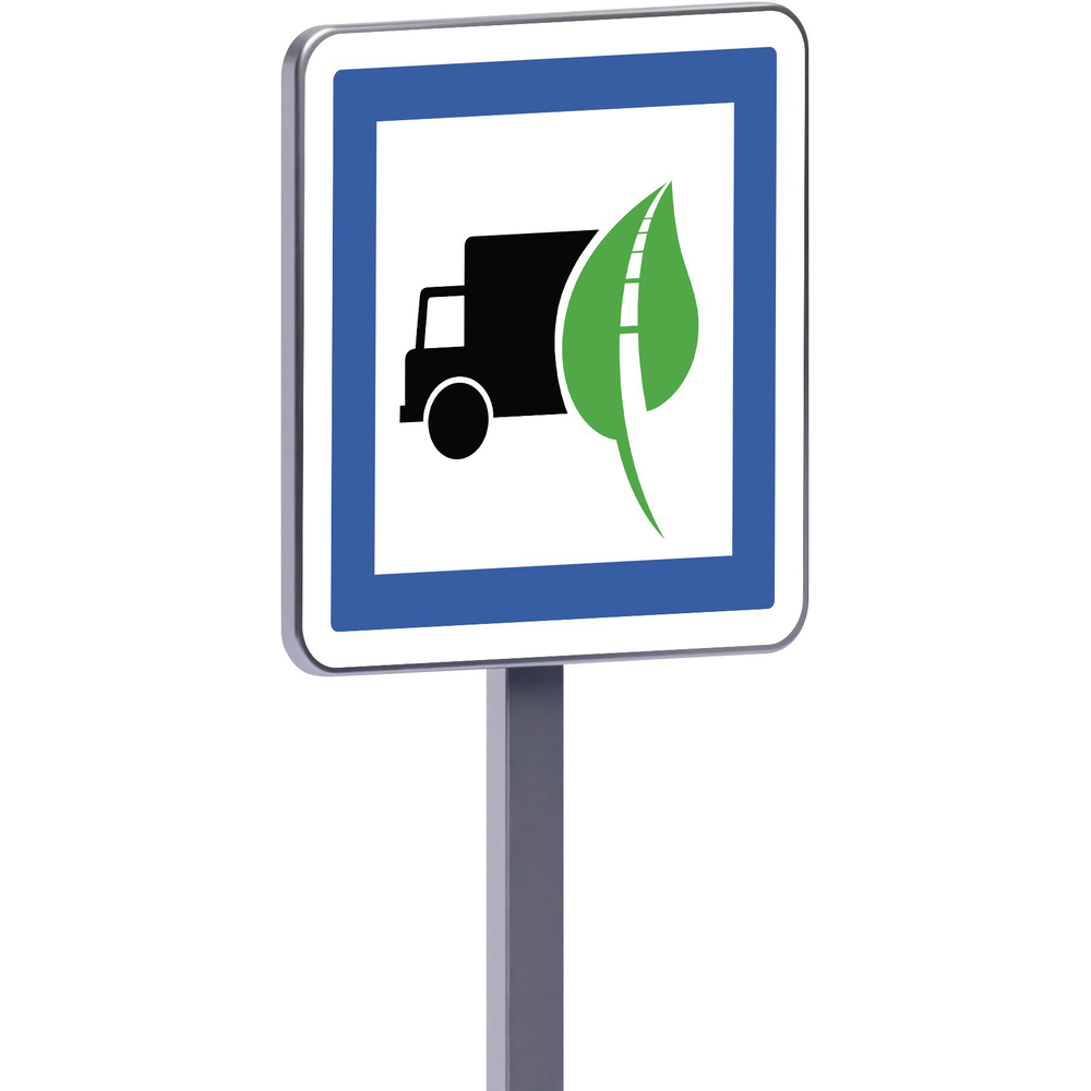 Panneau permanent Ce51 500x500 c2 point du réseau de distribution écotaxe TALIAPLAST - 528393