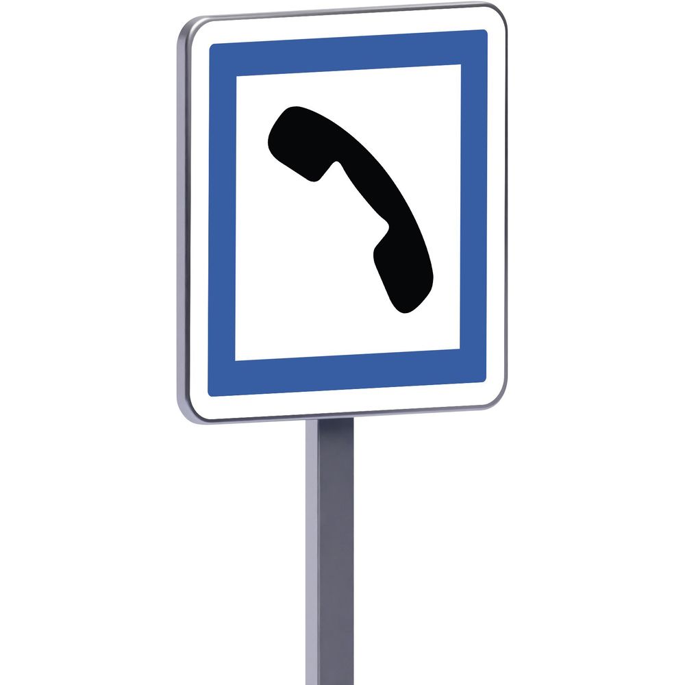 Panneau permanent Ce2b 700x700 c1 cabine téléphonique publique TALIAPLAST - 528403