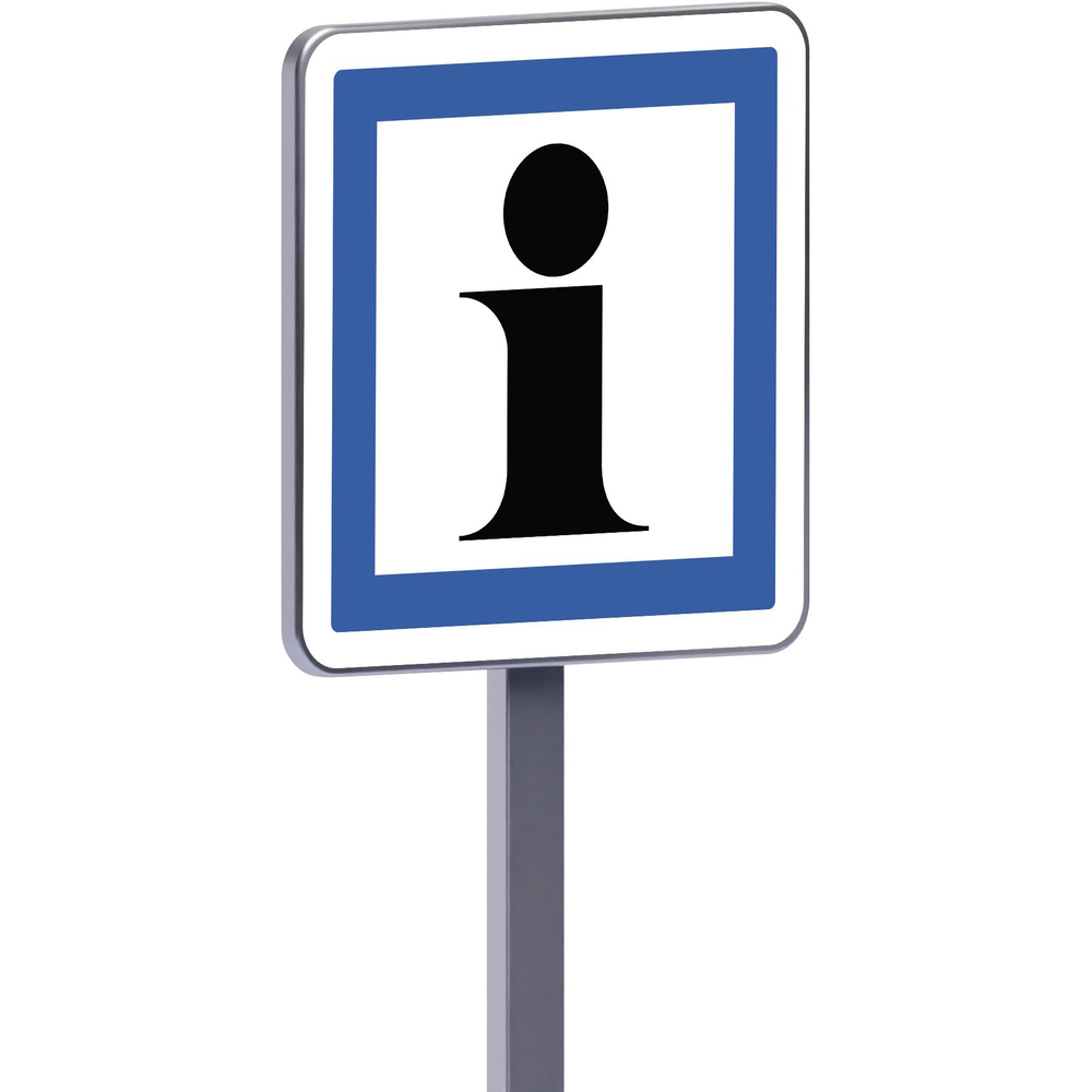 Panneau permanent Ce3a 700x700 c1 Signalétique d'informations relatives aux services ou activités touristiques TALIAPLAST - 528404