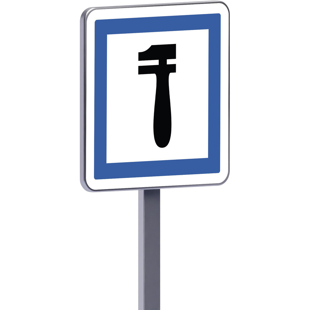 Panneau permanent Ce28 700x700 c1 poste de dépannage TALIAPLAST - 528438