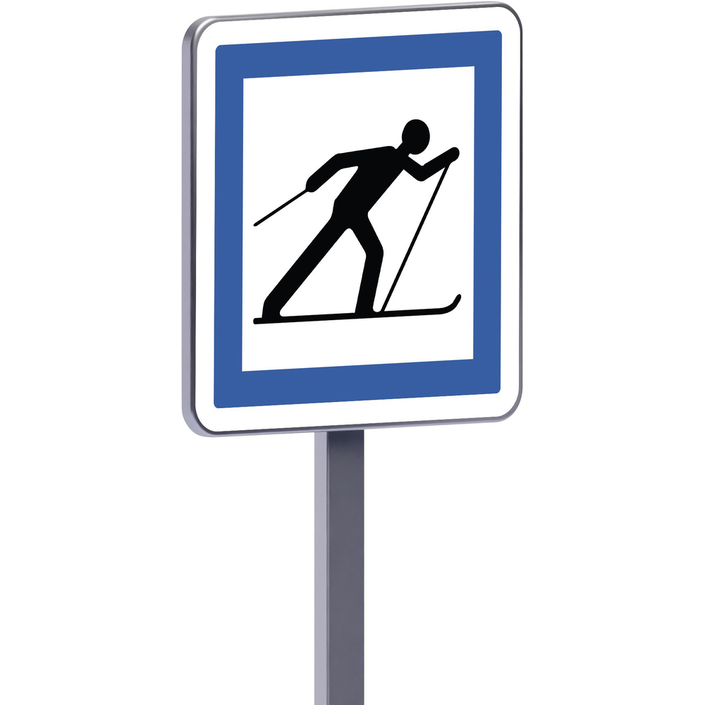 Panneau permanent Ce6b 700x700 c2 point de depart d un circuit de ski de fond TALIAPLAST - 528462