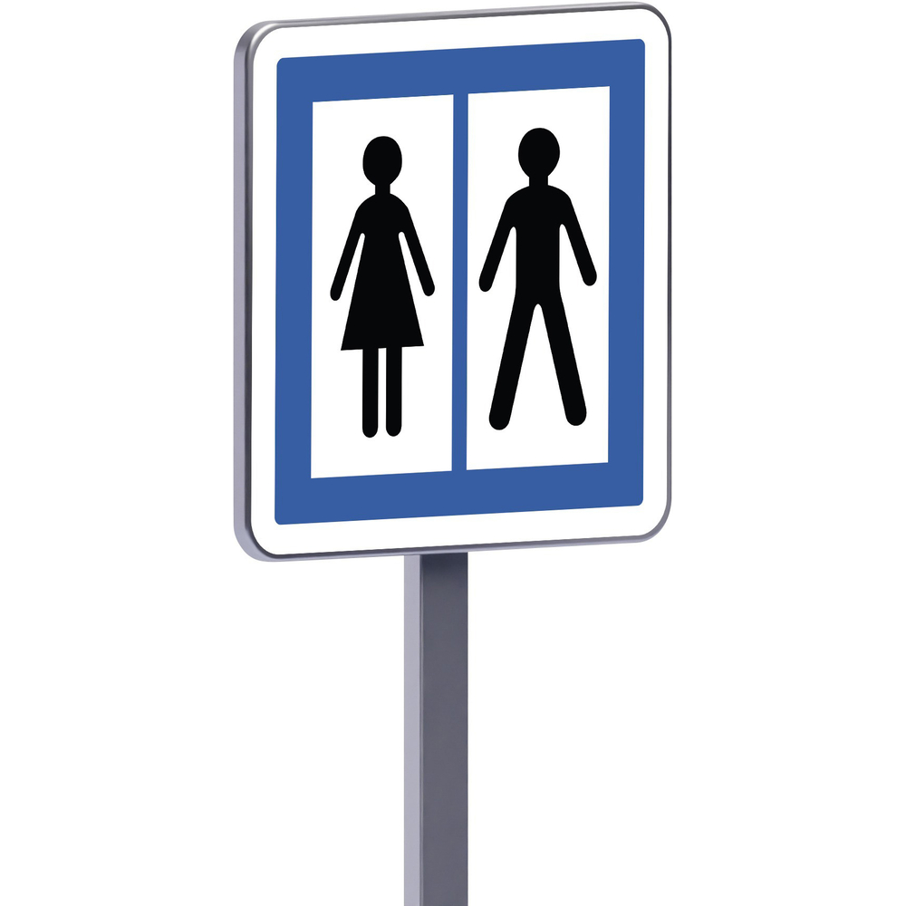 Panneau permanent Ce12 700x700 c2 toilettes ouvertes au public TALIAPLAST - 528467