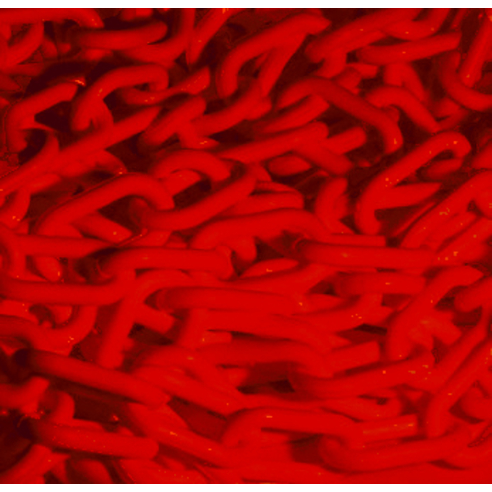 Chaine plastique rouge nø8 (ml) - TALIAPLAST - 530107