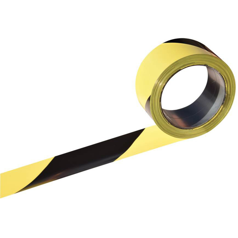 RUBALISE 'RUBAPLAST' NOIR JAUNE 100MX50MM TALIAPLAST - 540311