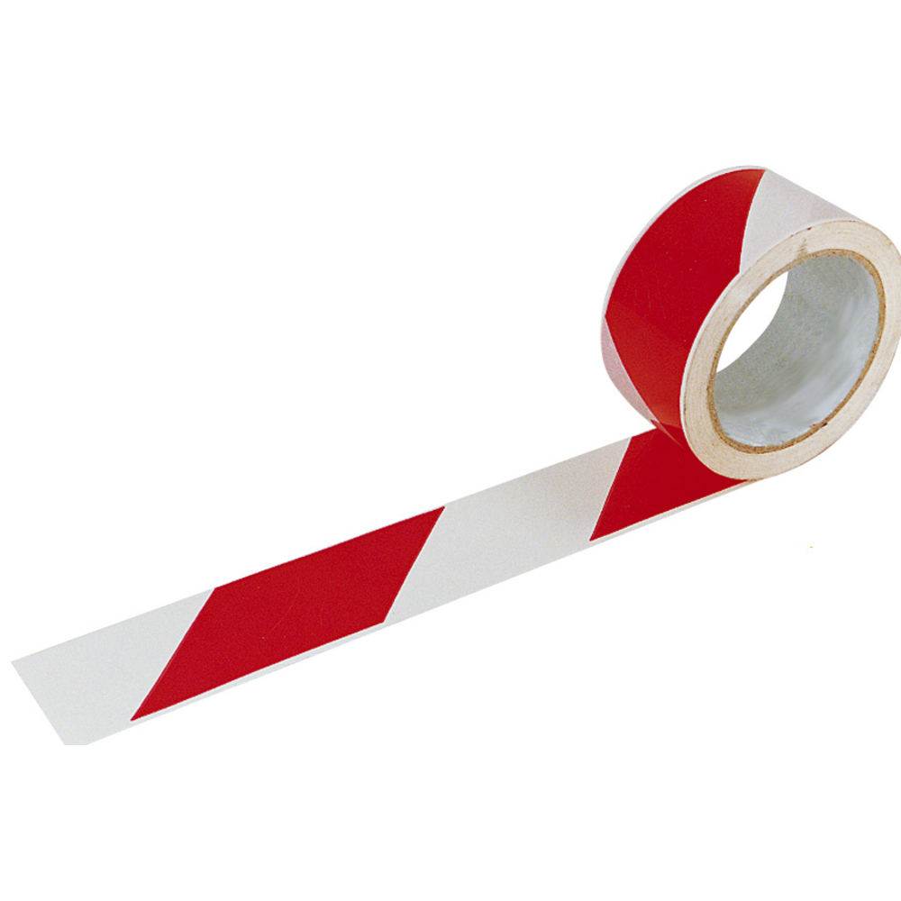 RUBAN ADHÉSIF TALIAPLAST 66M * 50 MM ROUGE ET BLANC - 540402