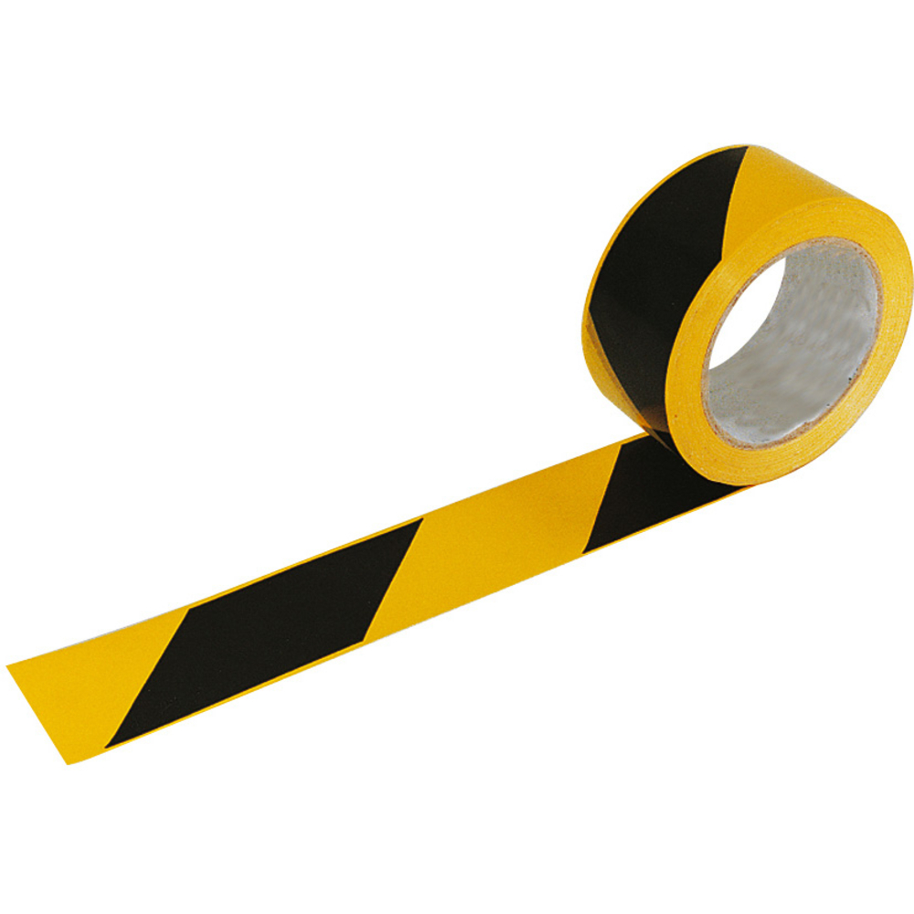 RUBAN ADHÉSIF TALIAPLAST 66M * 50 MM JAUNE ET NOIR - 540403
