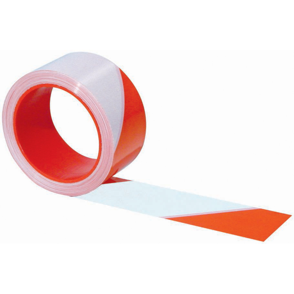 RUBAN 'RUBAFORT' ROUGE BLANC 100MX50MM TALIAPLAST - 540604