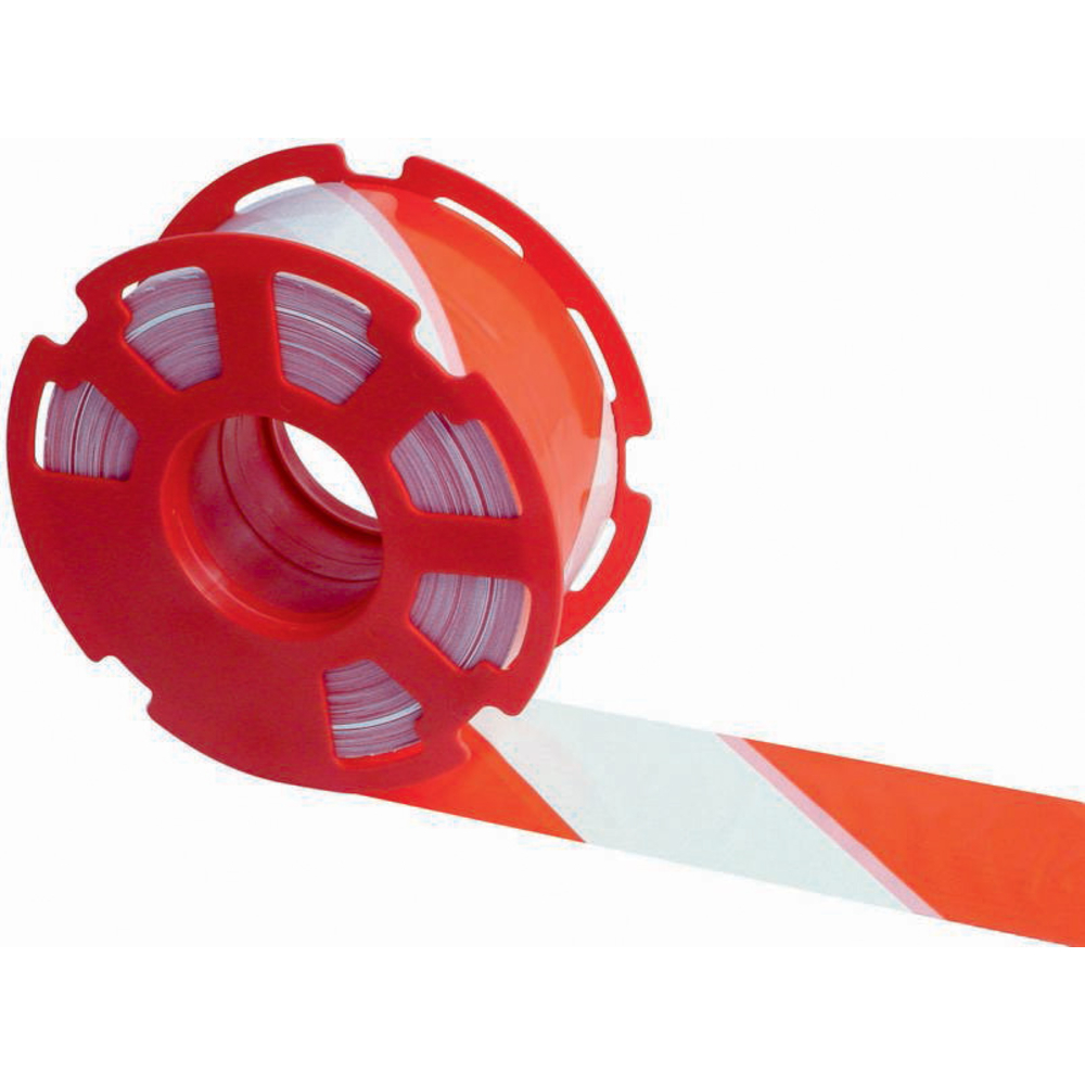 RUBAN 'RUBAFORT' ROUGE BLANC 500MX50MM TALIAPLAST - 540801