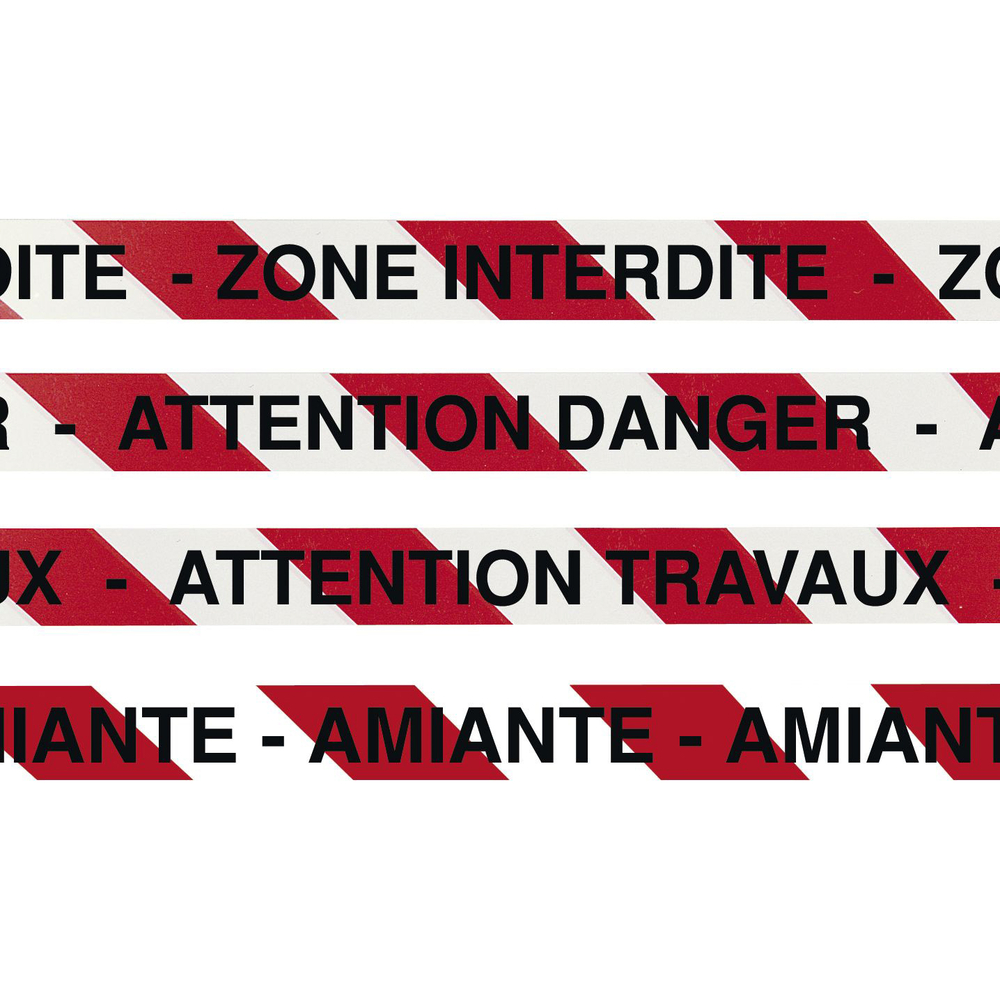 RUBAN 'ATTENTION TRAVAUX' TALIAPLAST 500MX75MM - 545907