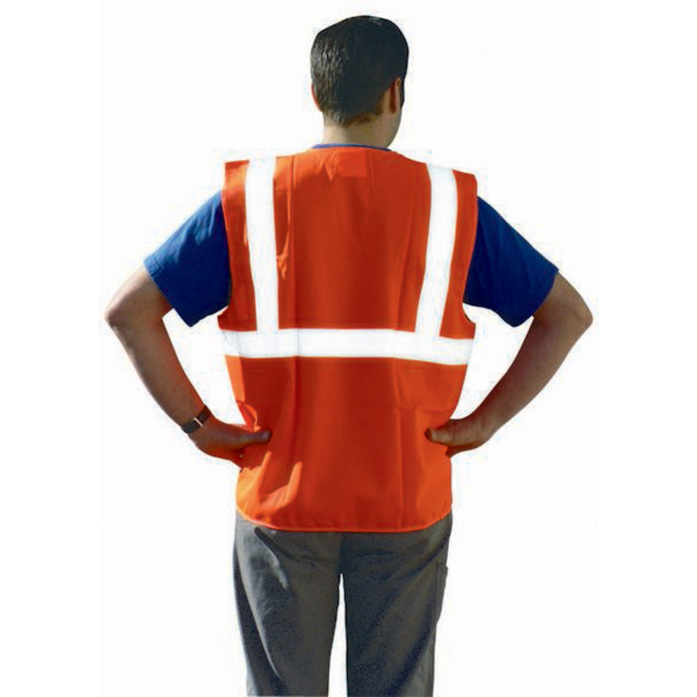 GILET ORANGE CLASSE 2 BAUDRIER TALIAPLAST - 550555
