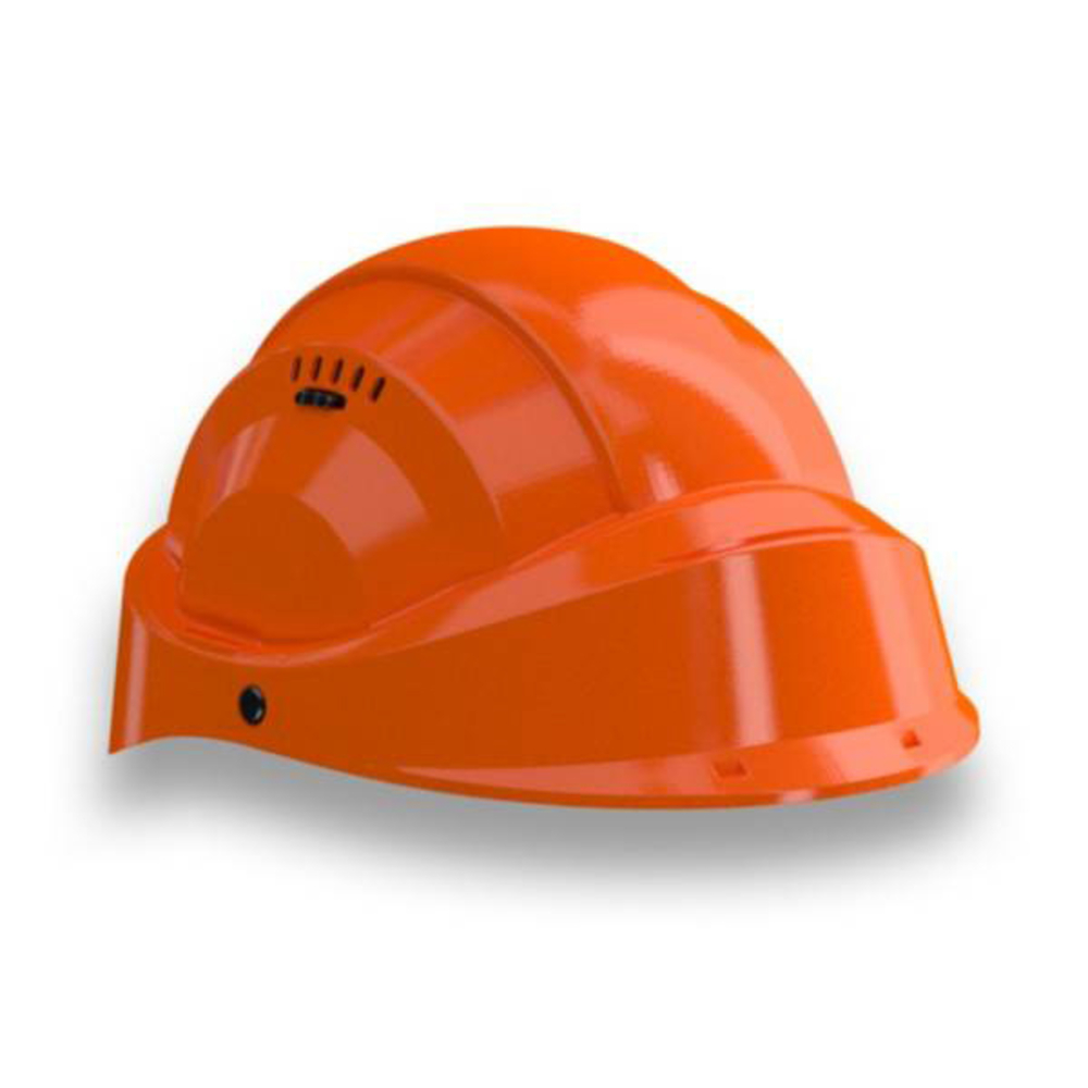 CASQUE 'ORIZON' ORANGE VISIERE ORANGE TALIAPLAST - 563555
