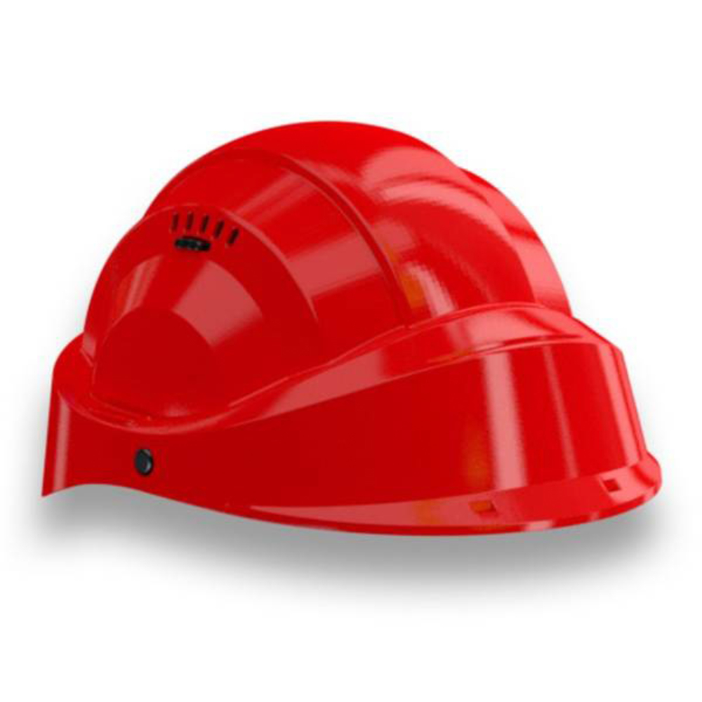 CASQUE 'ORIZON' ROUGE VISIERE ROUGE TALIAPLAST - 563566