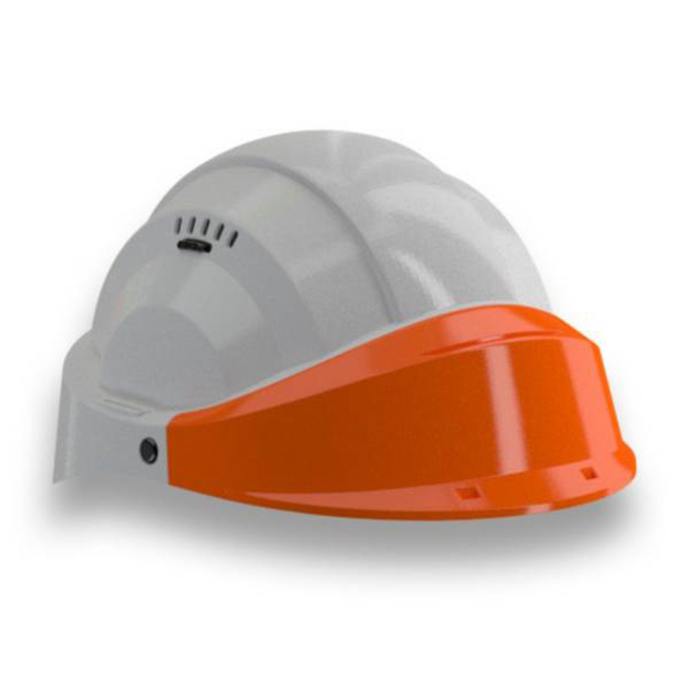 CASQUE 'ORIZON' GRIS VISIERE ORANGE TALIAPLAST - 563585