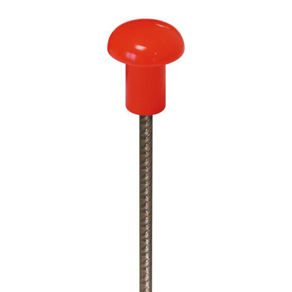 EMBOUT DE SECURITE ROUGE FLUO (SAC DE 125) TALIAPLAST - 600401