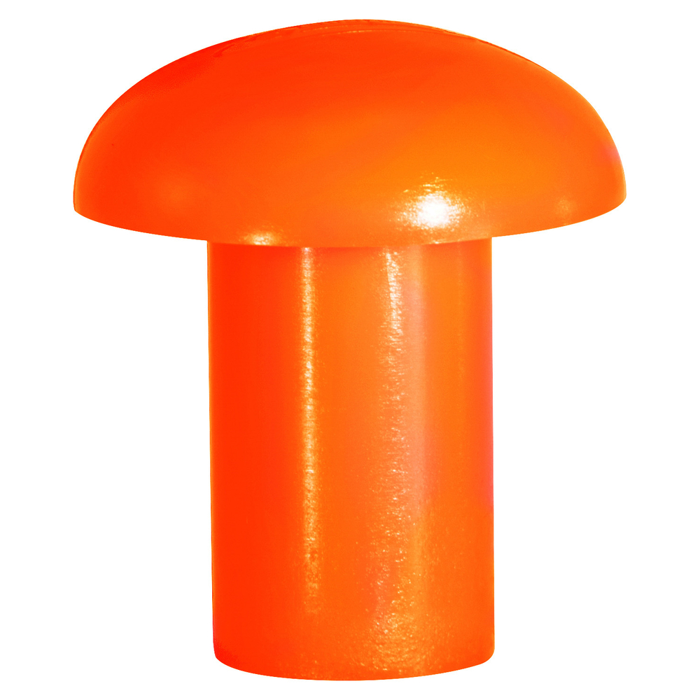 Embouts de sécurité orange fluo sac de 125 pièces TALIAPLAST - 600409