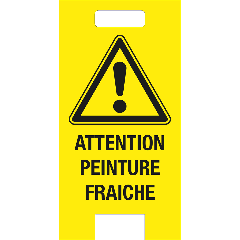 Chevalet de signalisation de danger 'Attention peinture fraîche' TALIAPLAST - 620052