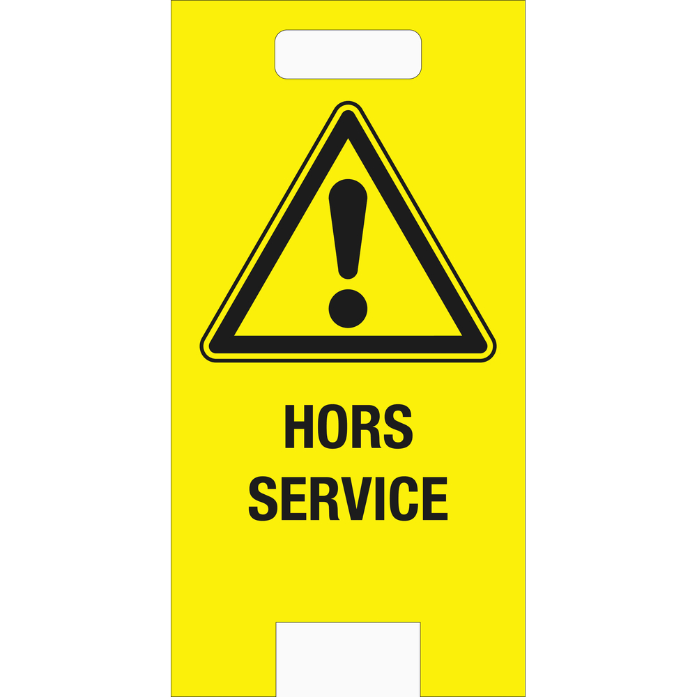 Chevalet de signalisation de danger 'Hors service' TALIAPLAST - 620056