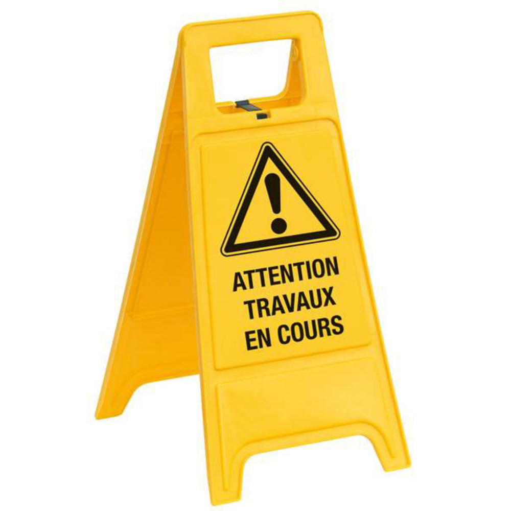 CHEVALET 'TRAVAIL EN COURS' TALIAPLAST - 620058