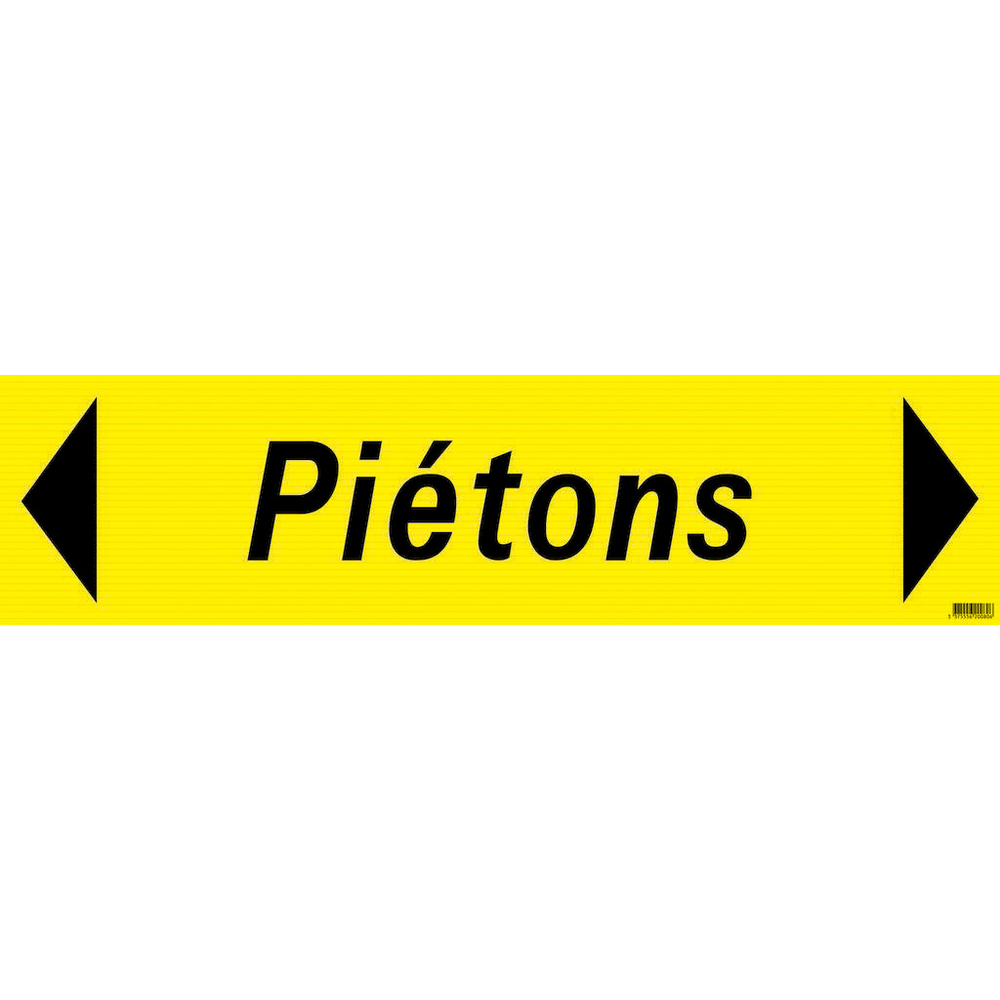 PANNEAU 'PIETONS' 800X200mm (PP ALVEOLAIRE) TALIAPLAST - 620080