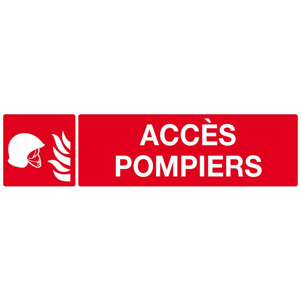 ACCES POMPIERS 200x52mm TALIAPLAST - 620105