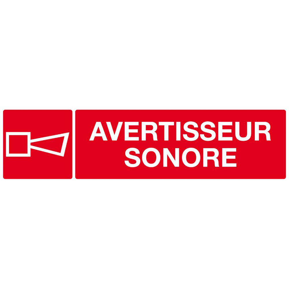 AVERTISSEUR SONORE 200x52mm TALIAPLAST - 620127