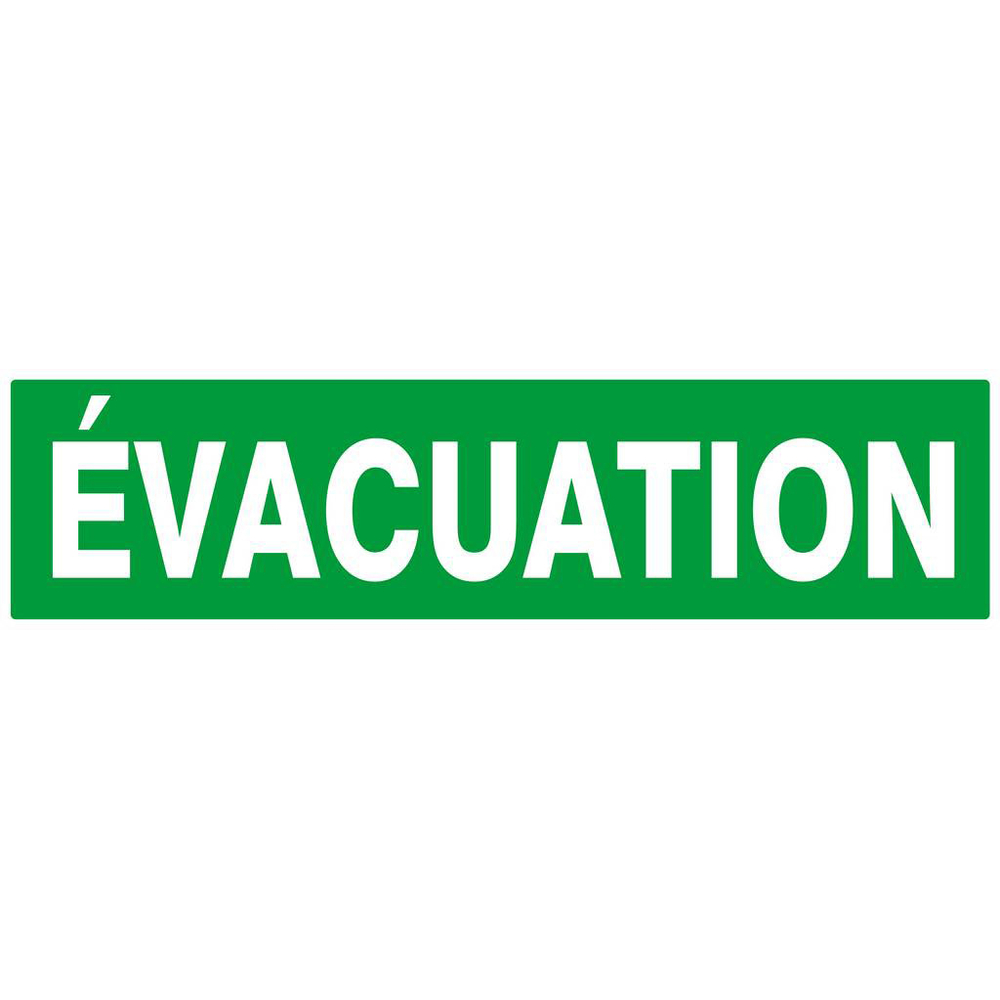 EVACUATION 200x52mm TALIAPLAST - 620405