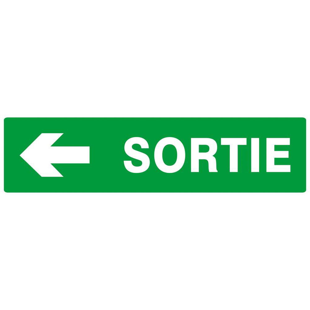 SORTIE FLECHE A GAUCHE 200x52mm TALIAPLAST - 620418