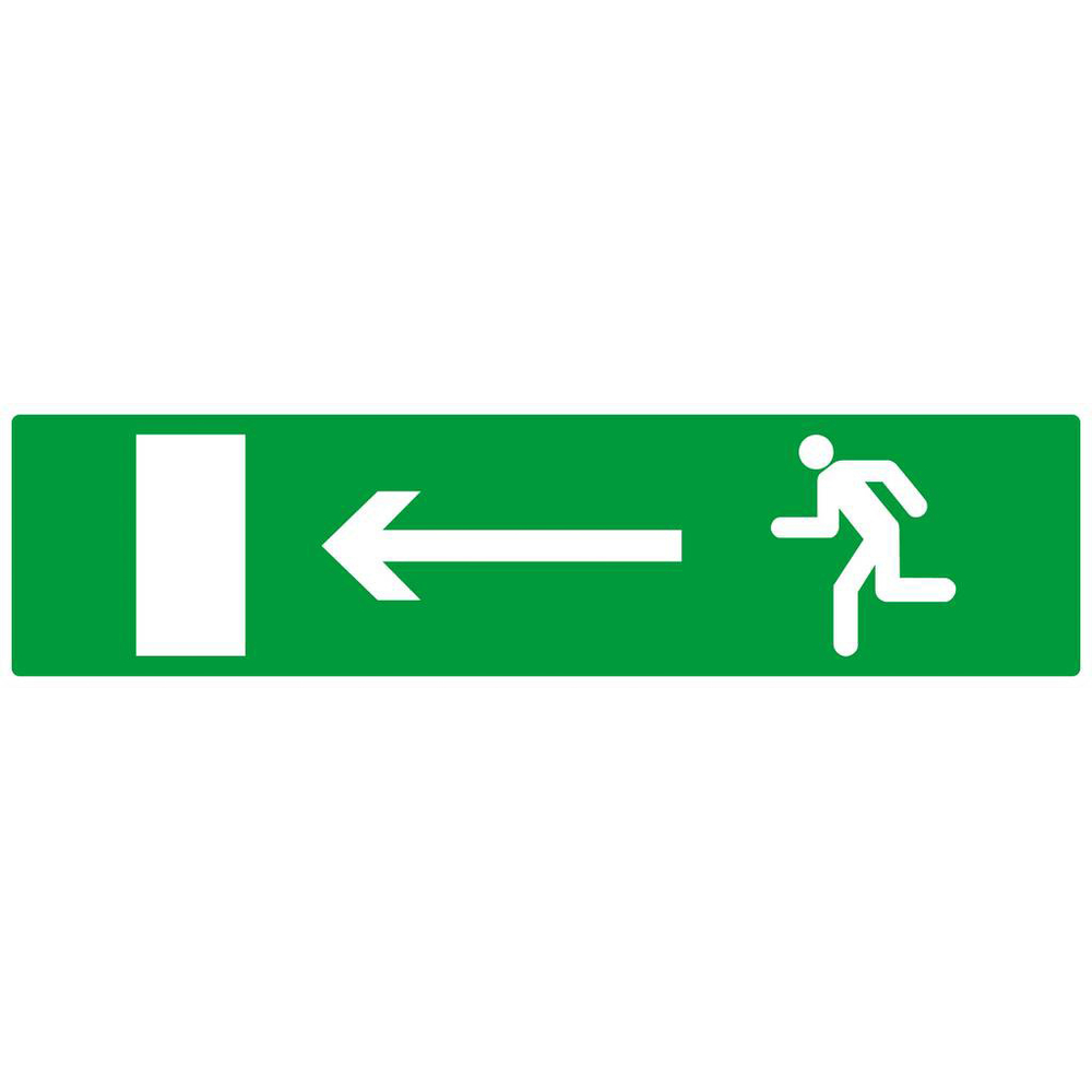 EVACUATION VERS SORTIE GAUCHE 200x52mm TALIAPLAST - 620423