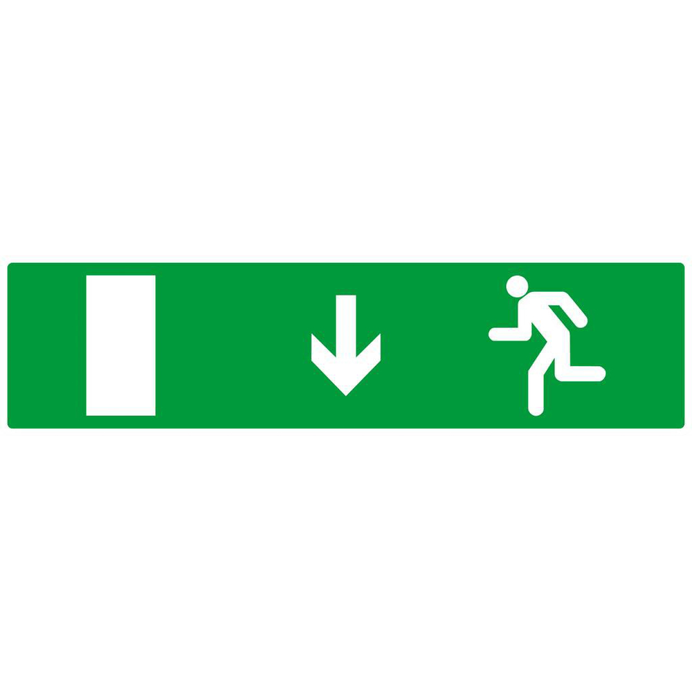 EVACUATION SORTIE BAS GAUCHE 200x52mm TALIAPLAST - 620425