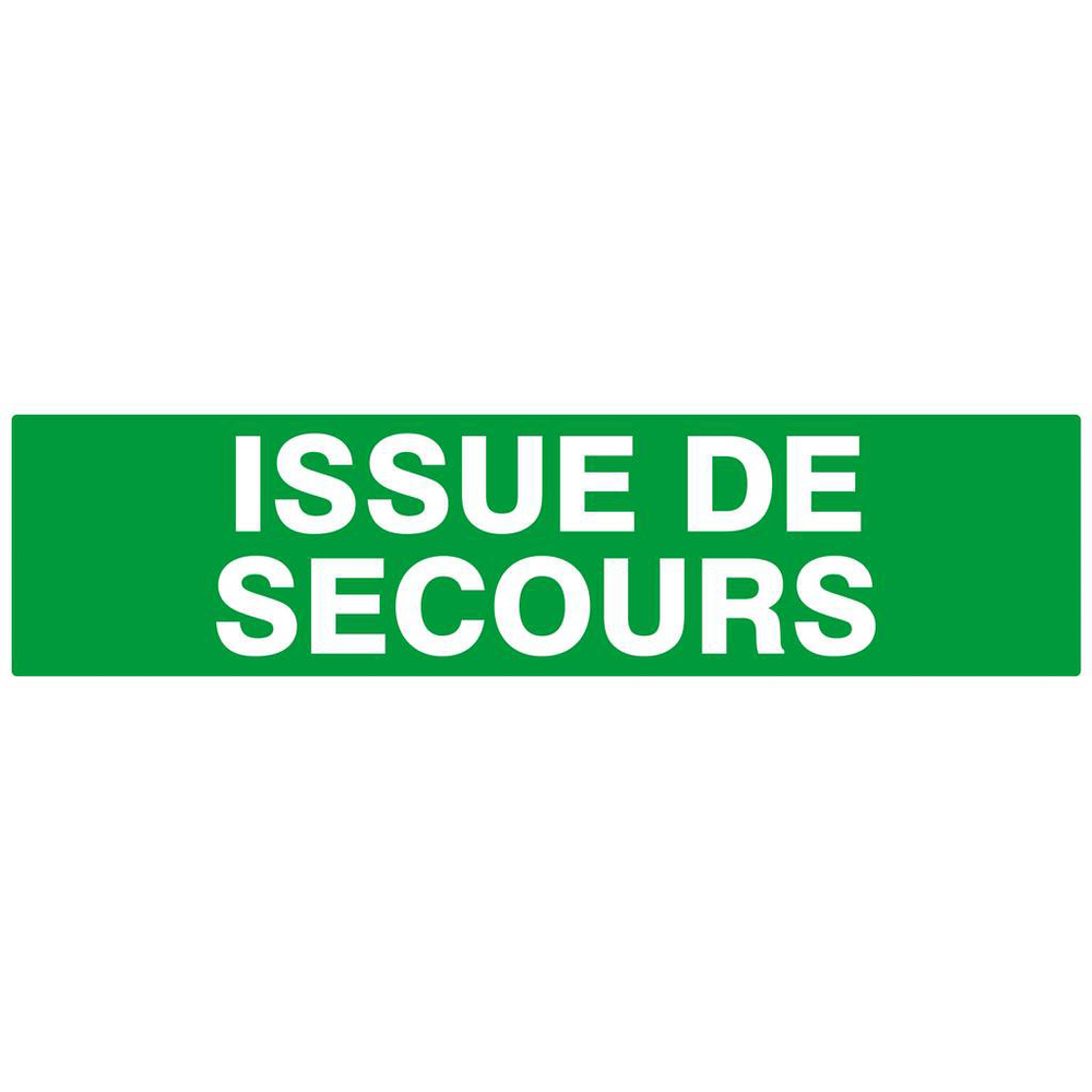 ISSUE DE SECOURS 200x52mm TALIAPLAST - 620431