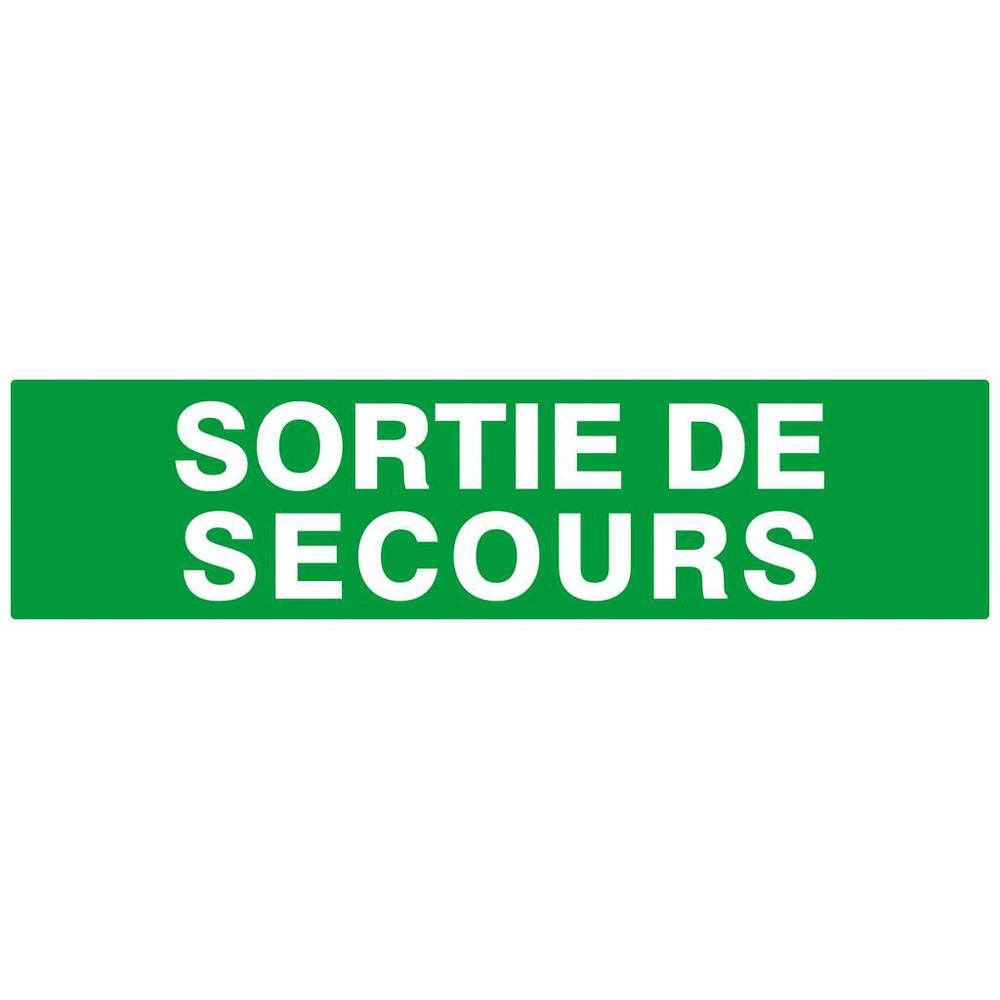 SORTIE DE SECOURS 200x52mm TALIAPLAST - 620432