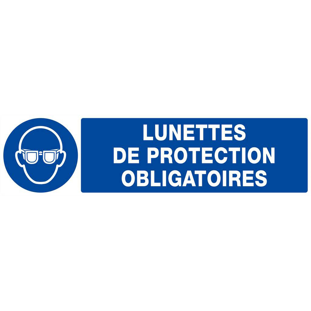 LUNETTES DE PROTECTION OBLIGATOIRES 200x52mm TALIAPLAST - 620507