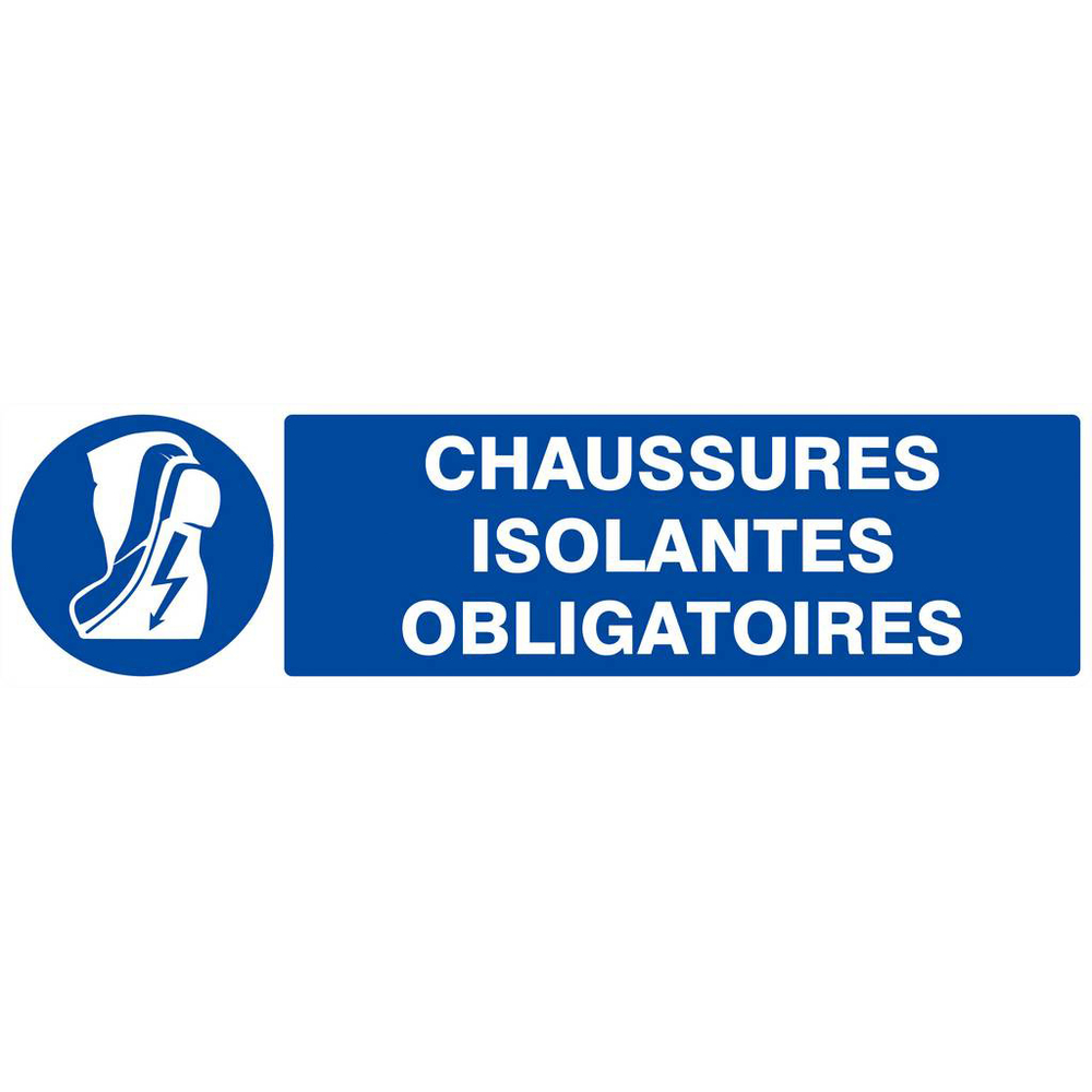 CHAUSSURES ISOLANTES OBLIGATOIRES 200x52mm TALIAPLAST - 620516