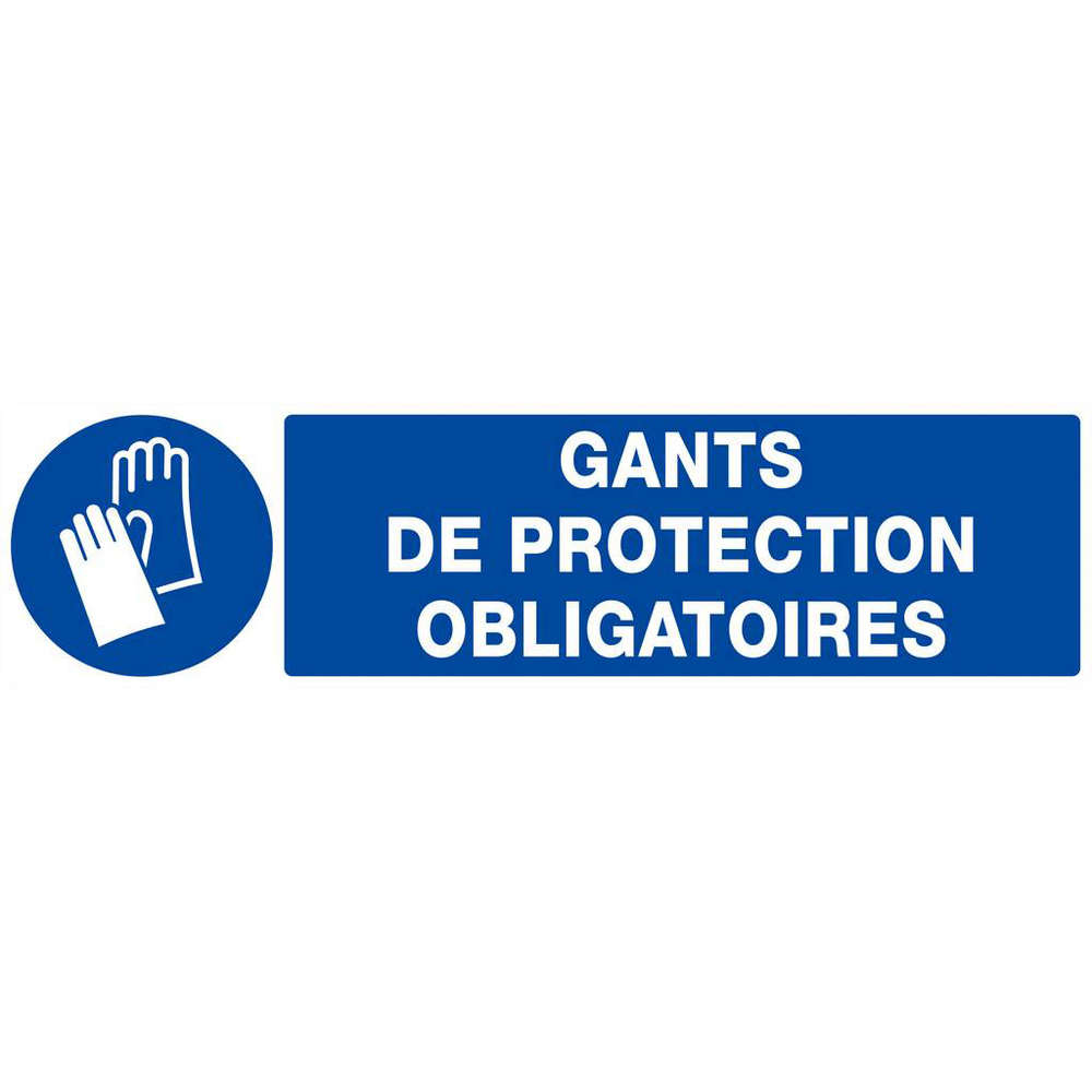 GANTS DE PROTECTION OBLIGATOIRES 200x52mm TALIAPLAST - 620517