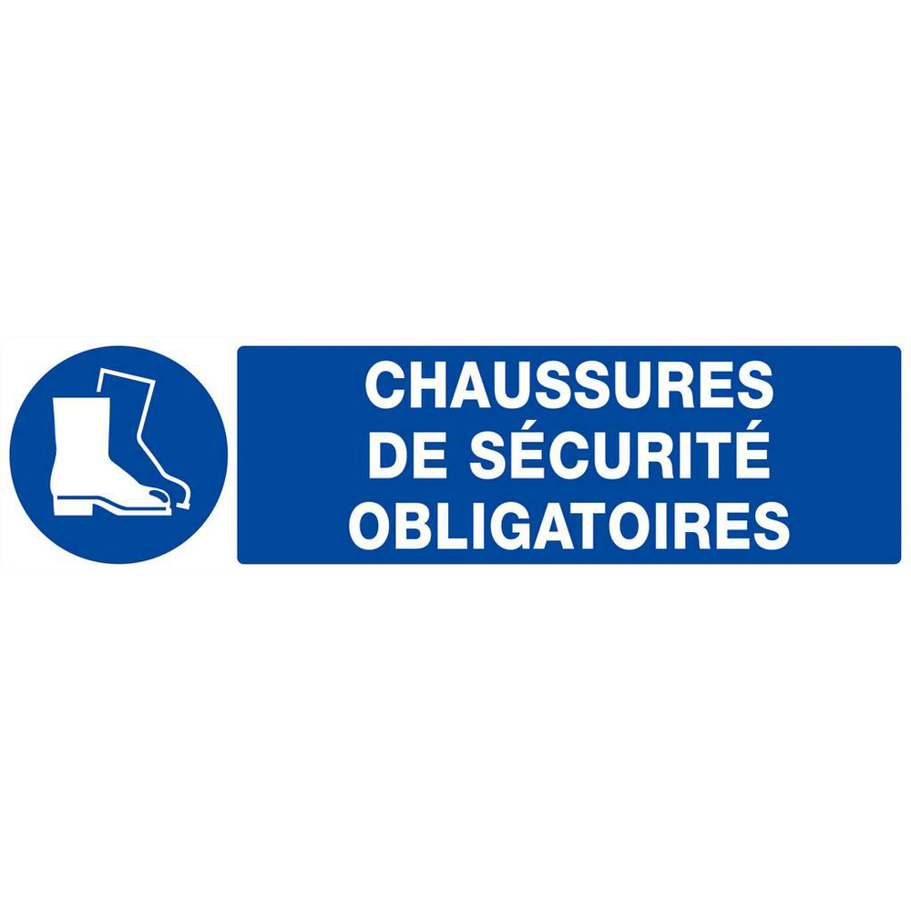 CHAUSSURES DE SECURITE OBLIGATOIRES 200x52mm TALIAPLAST - 620518