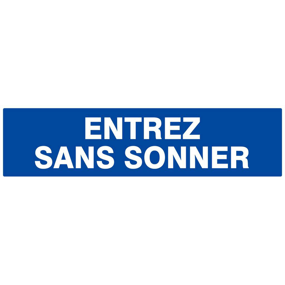 Panneau rigide ENTREZ SANS SONNER 200x52mm TALIAPLAST - 620616