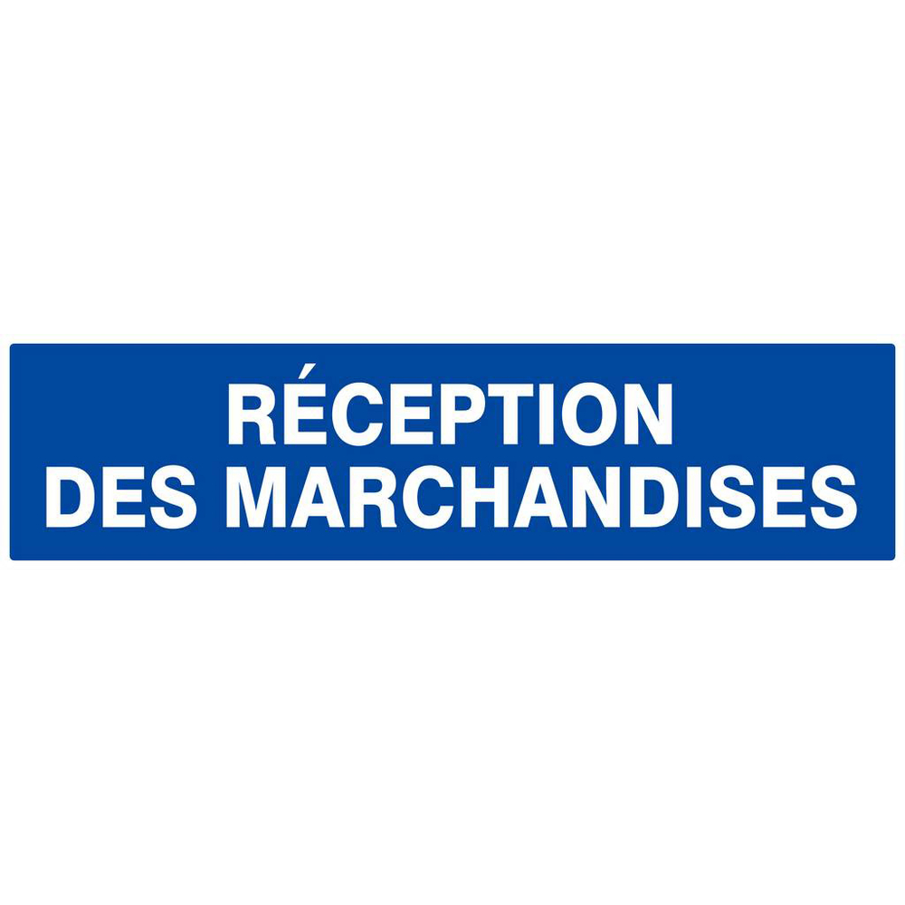 Panneau rigide RECEPTION DES MARCHANDISES 200x52mm TALIAPLAST - 620625