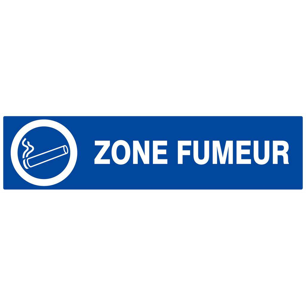 Panneau rigide ZONE FUMEUR 200x52mm TALIAPLAST - 620633