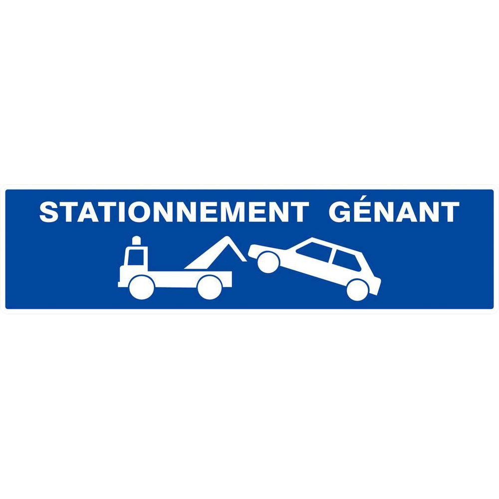 Panneau rigide STATIONNEMENT GENANT 200x52mm TALIAPLAST - 620642