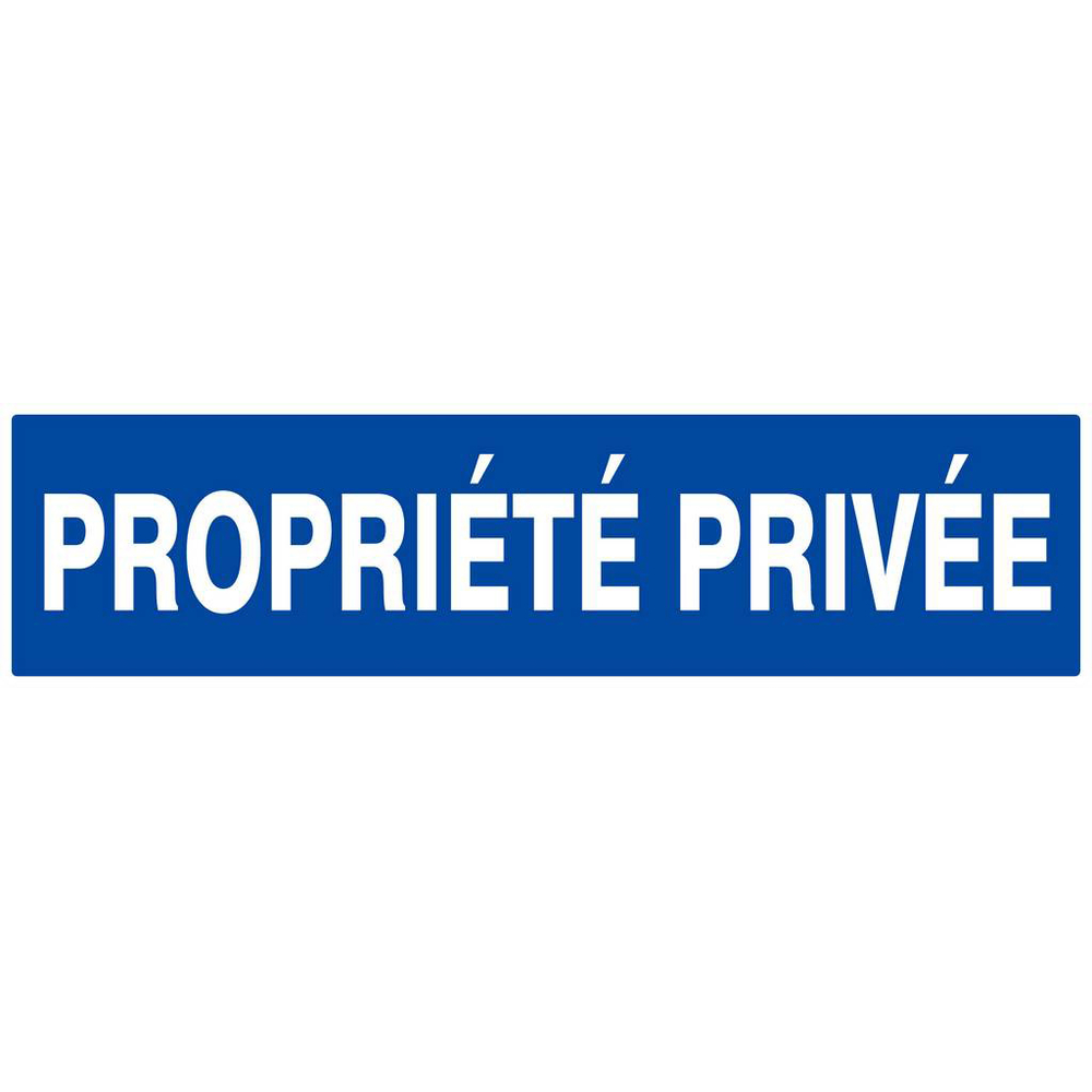 Panneau rigide PROPRIETE PRIVEE 200x52mm TALIAPLAST - 620643