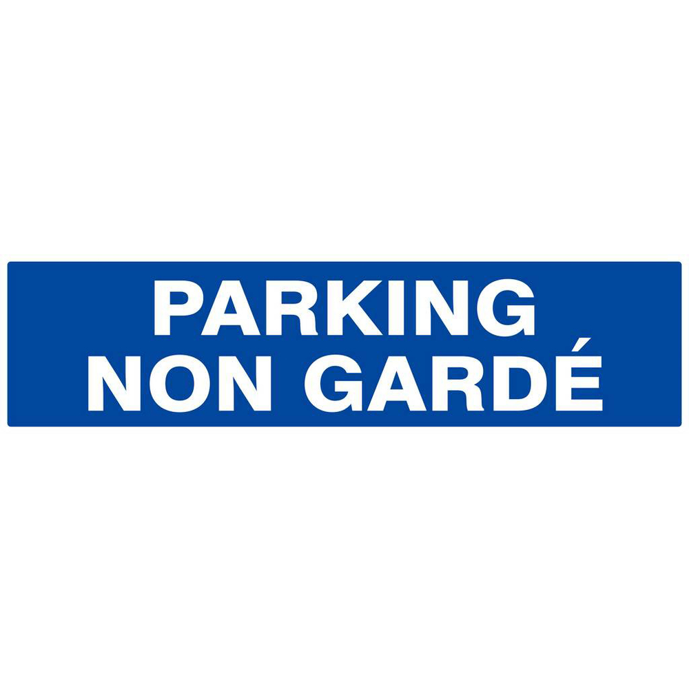 Panneau rigide PARKING NON GARDE 200x52mm TALIAPLAST - 620646