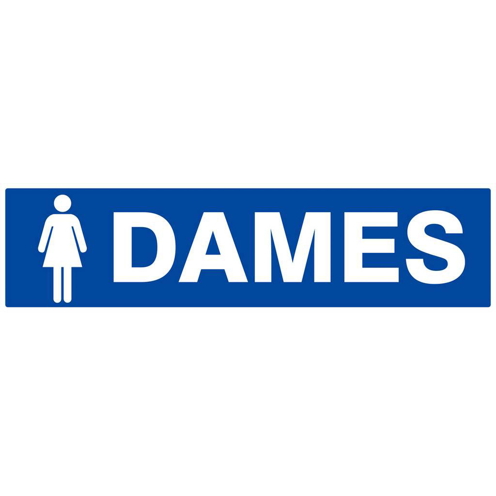 Panneau rigide TOILETTES DAMES 200x52mm TALIAPLAST - 620647