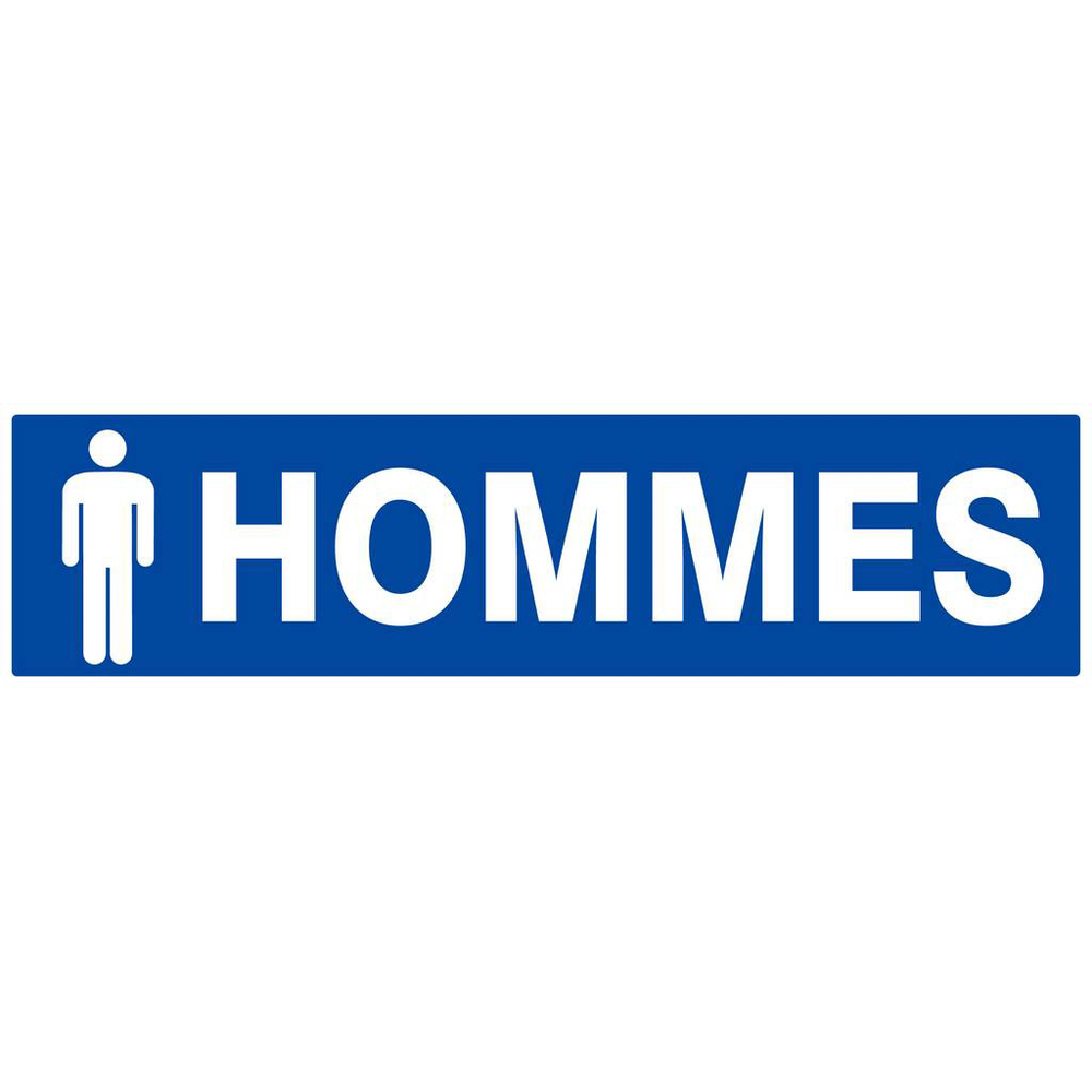 Panneau rigide TOILETTES HOmmES 200x52mm TALIAPLAST - 620648